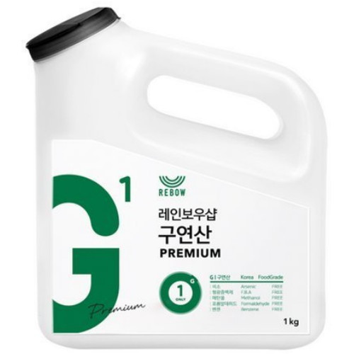 레인보우샵 구연산 프리미엄 왕톡톡이 1kg
