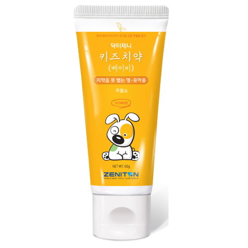 제니튼  닥터제니 무불소 베이비 키즈치약 60g