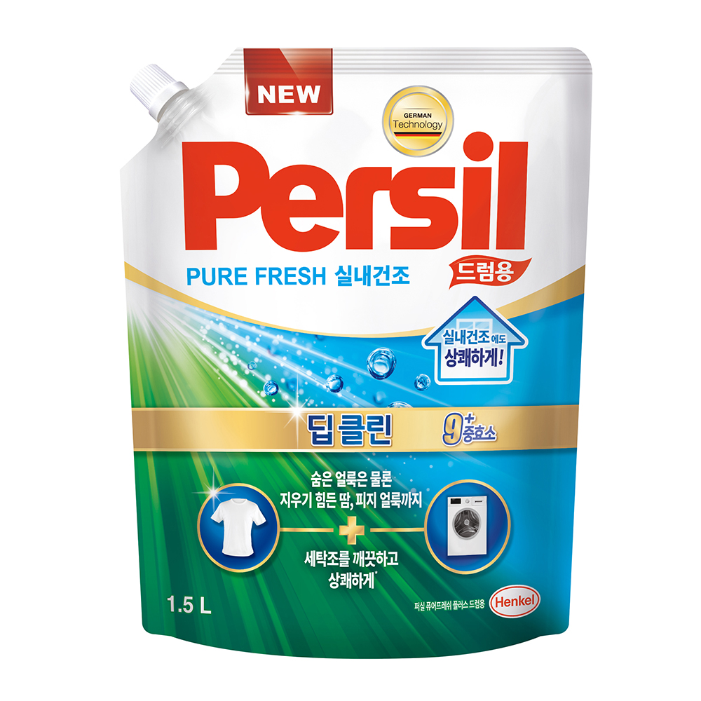 퍼실 딥클린 실내건조 드럼용 리필 1.5L