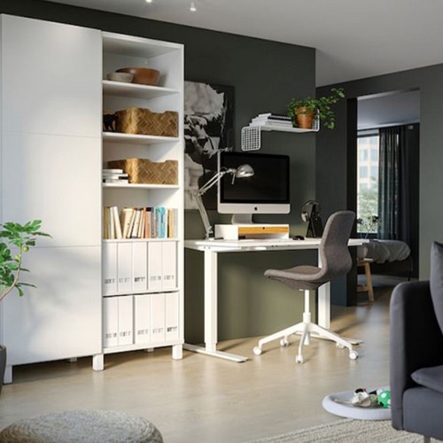 이케아 TROTTEN 높이조절 스탠딩 책상