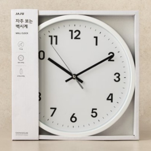 신세계인터내셔날 자주(JAJU) 자주 보는 벽시계 30cm