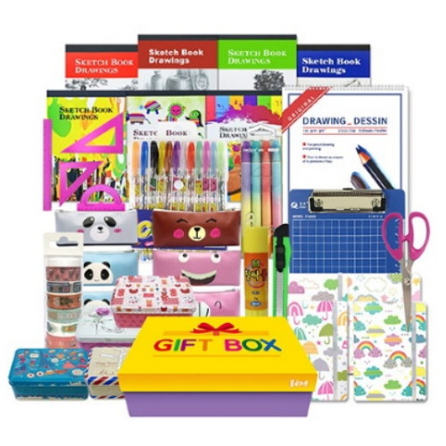 블루마토  알찬 문구 학용품 선물세트 13종