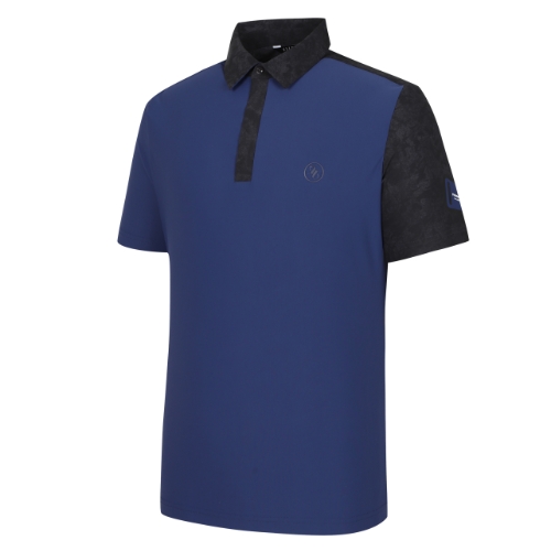 엘르 엘르골프 유로저지 등판 프린트배색 티셔츠 6J35283