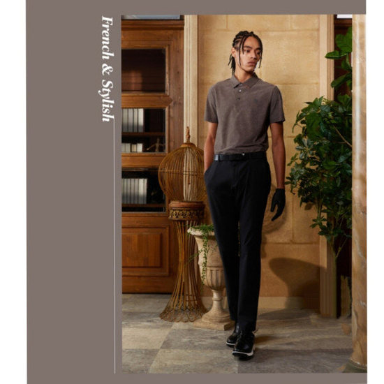 엘르 엘르골프 유로저지 전판 프린트 폴로 티셔츠 6J35284