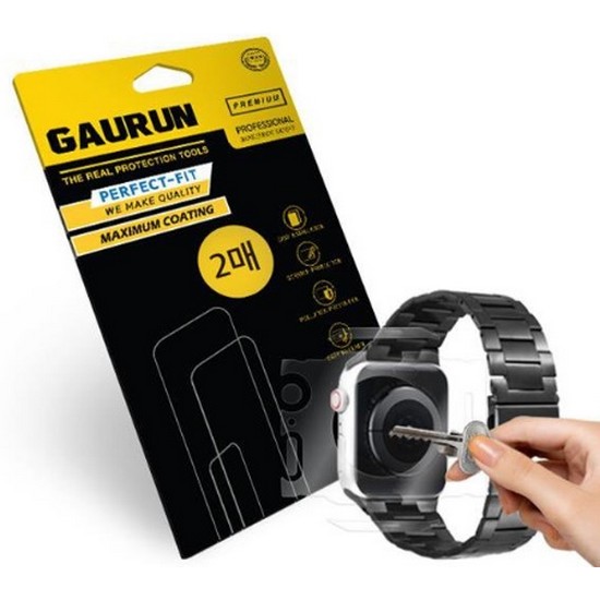 제이티앤디 가우런 애플워치 SE2 40mm 유광 전신 외부보호필름 2매