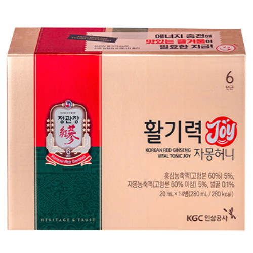 정관장 활기력 JOY 자몽허니 20ml 14병