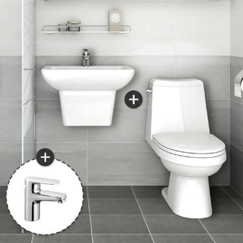 대림바스  플랜 B 양변기+세면기+수전