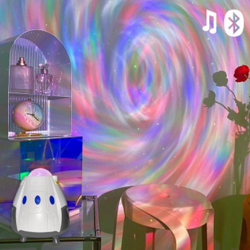 레나에너지  LED 블루투스 우주선 무드등