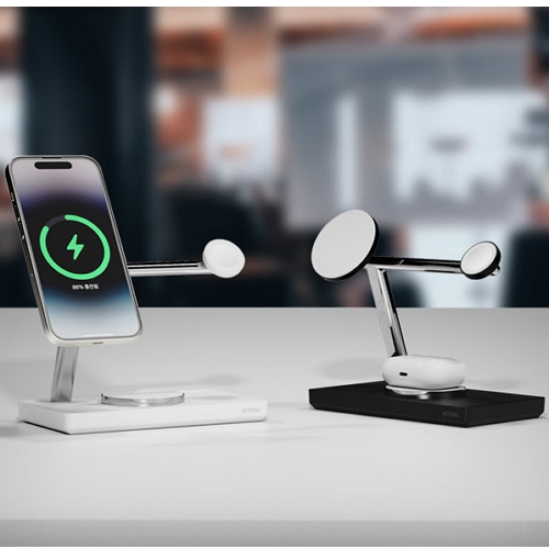 아트뮤  15W 3in1 듀얼 맥세이프 무선충전기 MC410