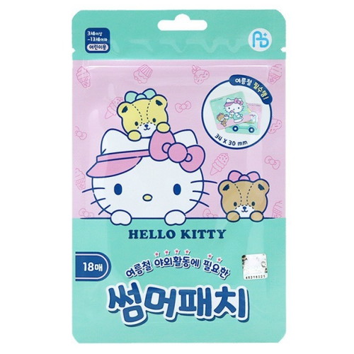 산리오 헬로키티 썸머패치 18매