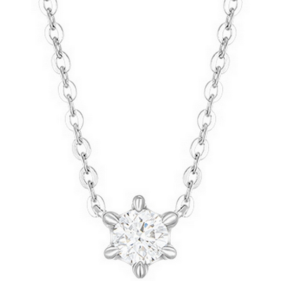 제이에스티나  여성 MARIEBEL 14K 1부 다이아 목걸이_JJMBND3BS771W4420