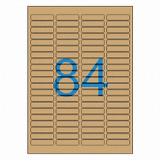 올바른  크라프트라벨 84칸