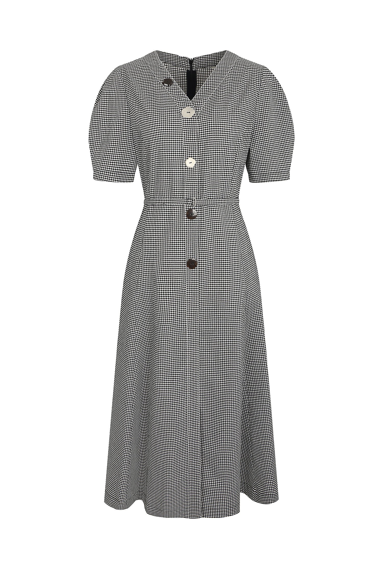 JJ지고트 여성 프리미엄 깅엄 체크 시어서커 원피스_GN6M0OP94