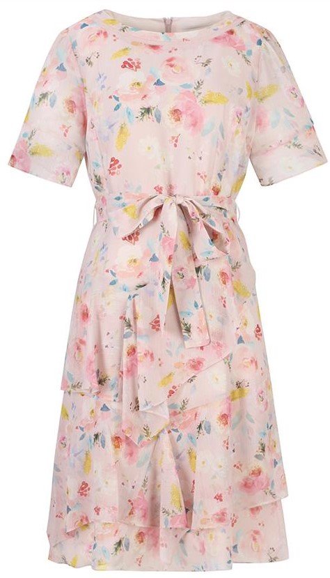 베스띠벨리 플라워 쉬폰 원피스 BGOAE9525 BGO9525