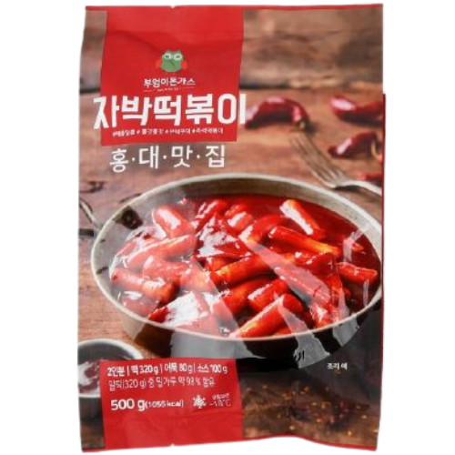 아이케이푸드 부엉이돈가스 자박떡볶이 500g [4개] - 에누리 가격비교