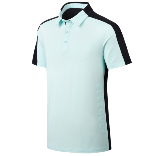 엘르골프 등판 컬러배색 폴로 티셔츠 6I35259