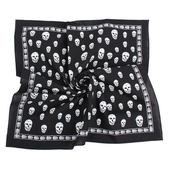 니나스파리 헐리우드스컬 면 스카프_1SC185