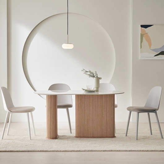 파로마 피츠 알리 세라믹 타원 템바 식탁 1400