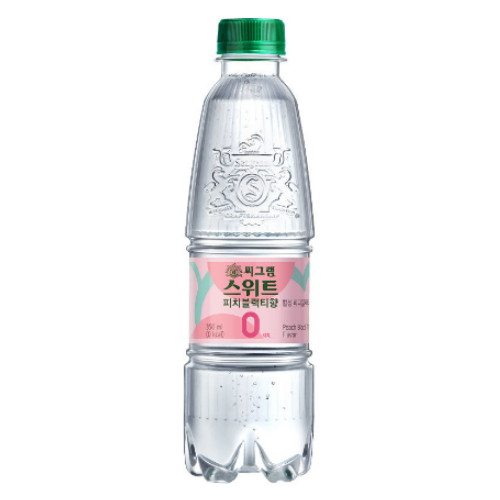 코카콜라음료 씨그램 스위트 피치블랙티향 350ml
