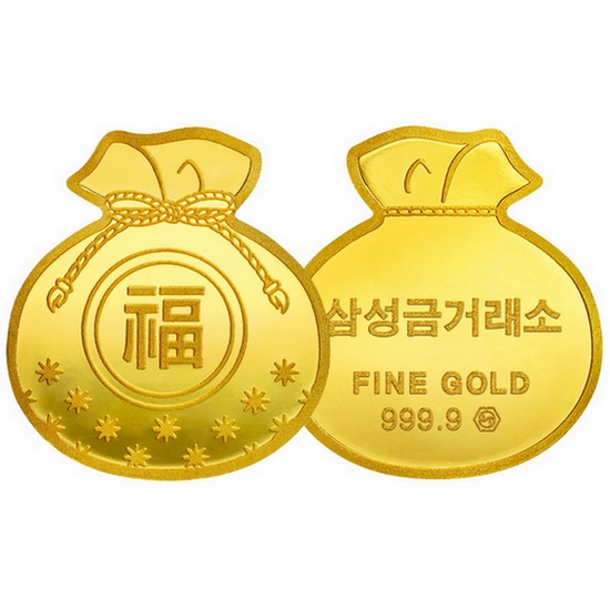 삼성금거래소  행운의 복주머니 골드바 1.875g