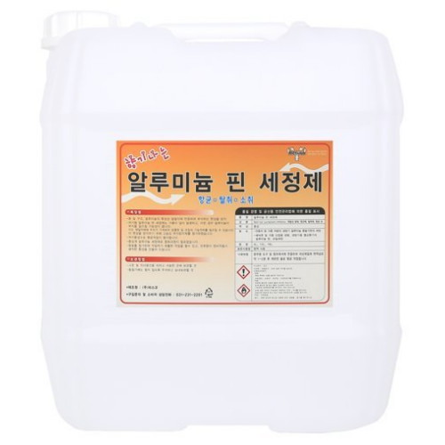 코리아크린업 향기나는 알루미늄 핀 세정제 18L