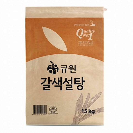 삼양사 큐원 갈색설탕 15kg[1개]