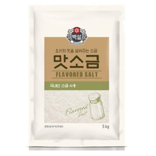  백설 맛소금 5kg [4개]