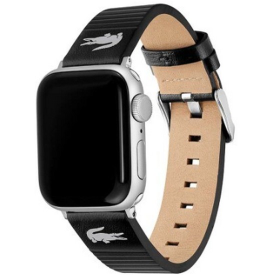 라코스테  애플 워치 가죽 밴드 (블랙)
