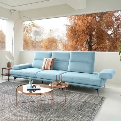 에싸 마제티 스윙기능 카시미라 패브릭 소파 4인용