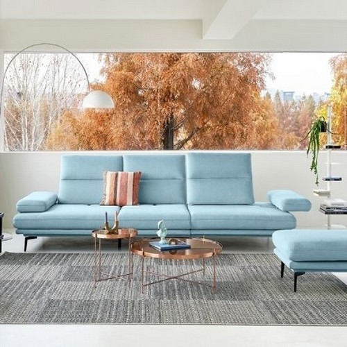 에싸 마제티 스윙기능 카시미라 패브릭 소파 4인용