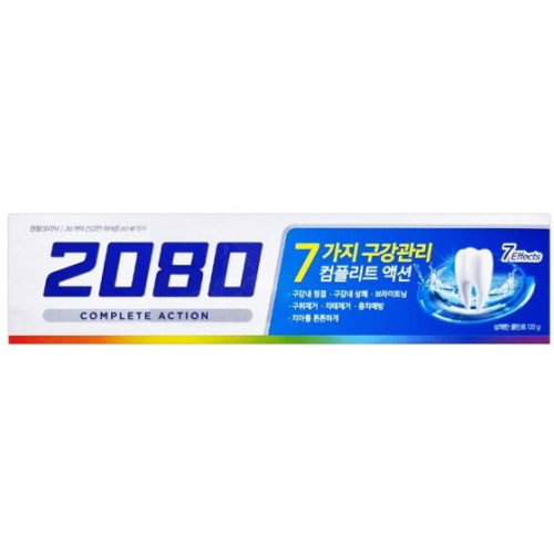 애경 2080 컴플리트액션 쿨민트향 치약 120g[1개]