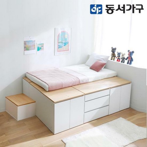 동서가구 홈즈 올인 벙커침대 Q+계단