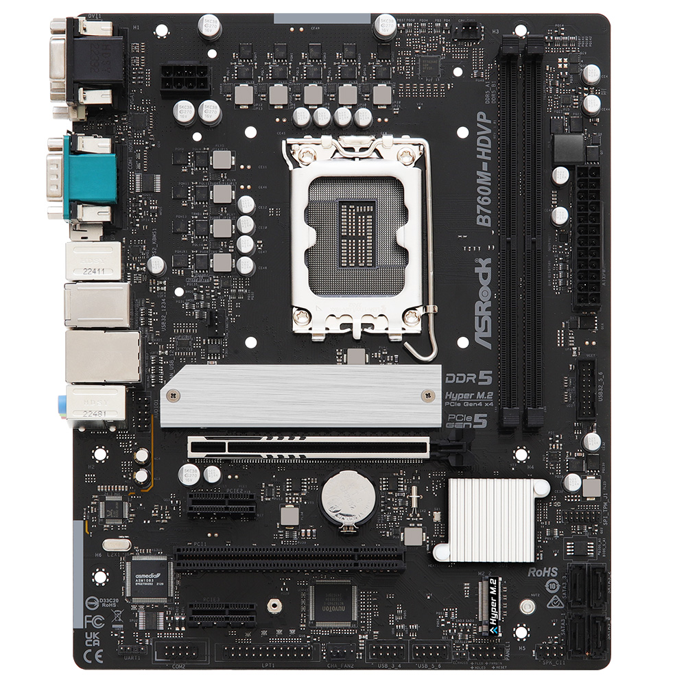 ASRock  B760M-HDVP D5 에즈윈 (벌크)
