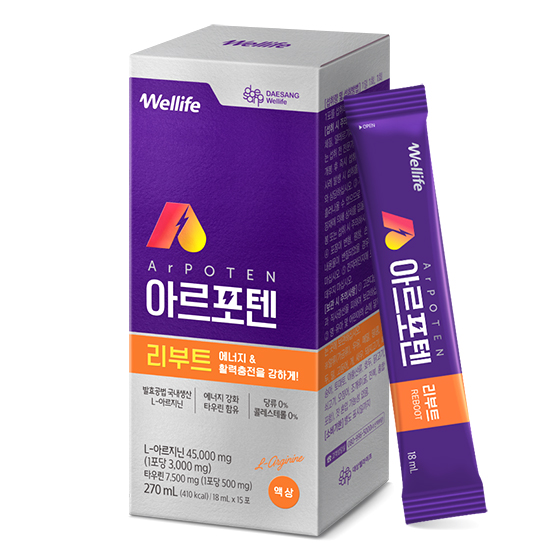 대상웰라이프 아르포텐 리부트 18ml 15포