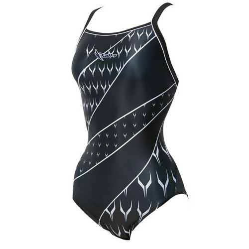 랠리스포츠  KSLA102 BLK 여성 준선수용 원피스 수영복