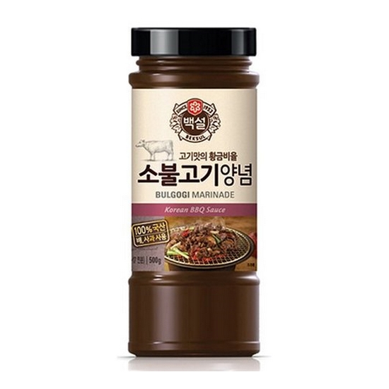 백설 소불고기 양념 500g