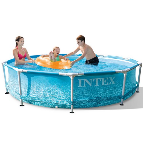 인텍스  28206EH 3m10피트 x 76.2mm30인치 녹 방지 스틸 금속 프레임 야외 뒷마당