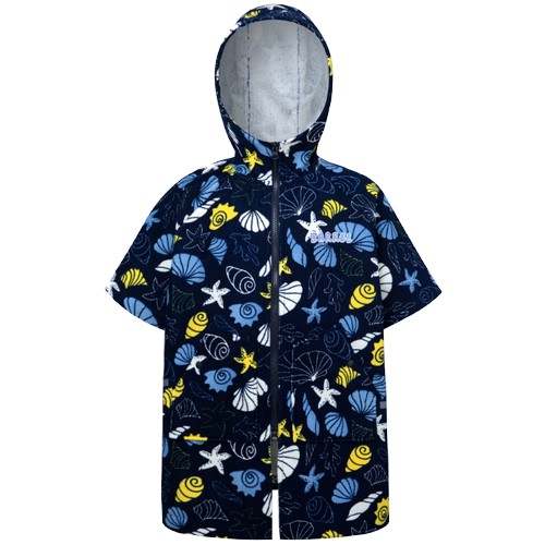 배럴  키즈 스웰 집업 판초 타월 쉘프렌즈 B3SKAPC002SFR