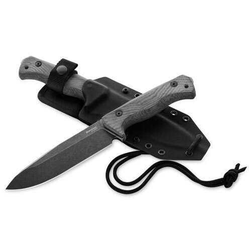 라이온스틸  lionSTEEL T6B3VCVB T6 나이프 블랙 블레이드 CPM-3V 강재 블랙 캔버스 미카르타 핸들 부시크래프트 캠핑 칼