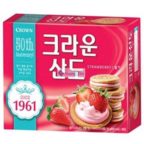 크라운제과  산도 딸기 161g
