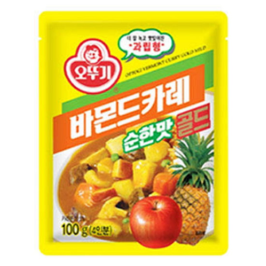 오뚜기 바몬드카레 순한맛 골드 100g [1개]