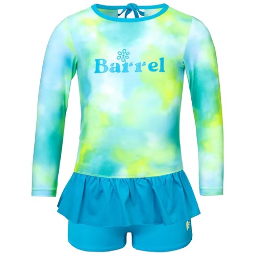 배럴  키즈 발리 투피스 래쉬가드 에비앙 BI2KWRG14EVN
