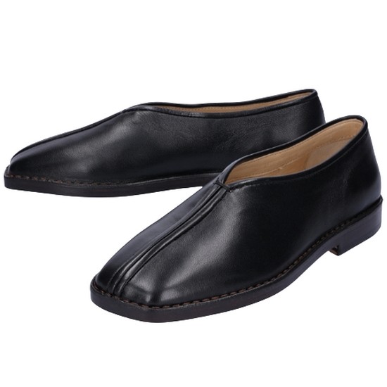 르메르 핍 샤이니 나파가죽 플랫 슈즈 여성 로퍼 신발 FO0006 LL0023