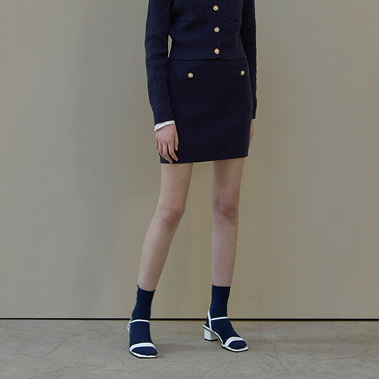 나인 제이미 케이블 셋업 니트 스커트 SK-4760 _A NMM1NKSK4760M0