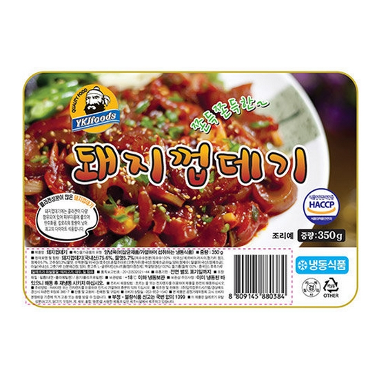 임꺽정푸드  임꺽정 돼지껍데기 350g