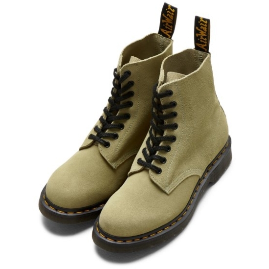 닥터마틴 DR.MARTENS 1460 8홀 파스칼 E.H 스웨이드 올리브 / 27457358 Pascal Pale Olive Sue..