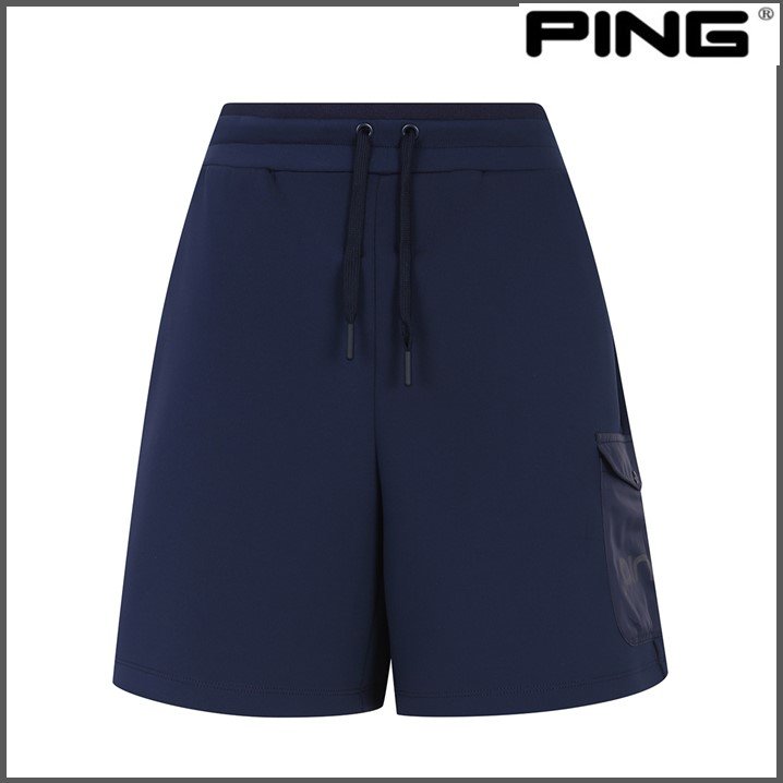 핑 골프 여성 밴딩 우븐 포켓 패치 반바지 121C1PF392-NA 39411_121C1PF392-NA