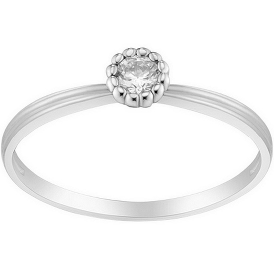 메트로시티  디아만테 14K 화이트 링 A231DR3048W4A