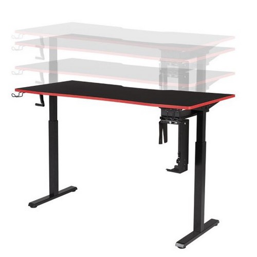 제닉스 아레나-X 핸들 높이조절 모션 스탠딩 책상