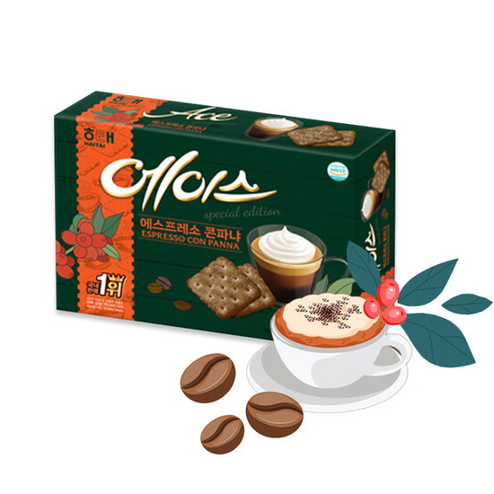 해태제과  에이스 에스프레소 콘파냐맛 364g